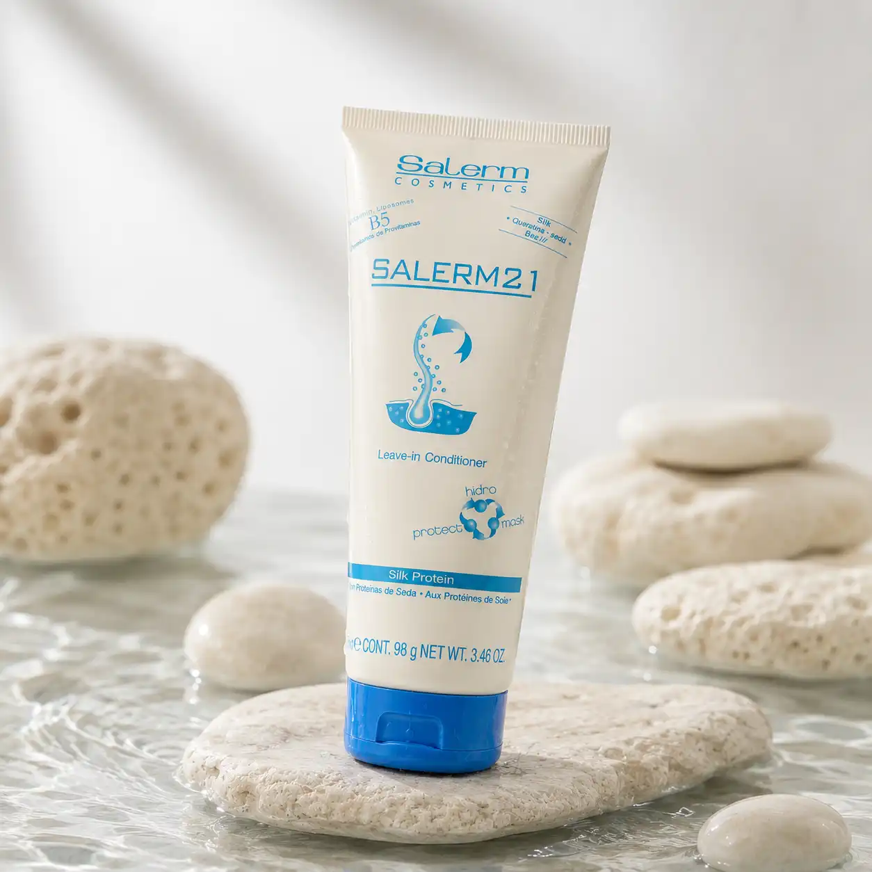 crema sin enjuague salerm21 con proteina de seda
