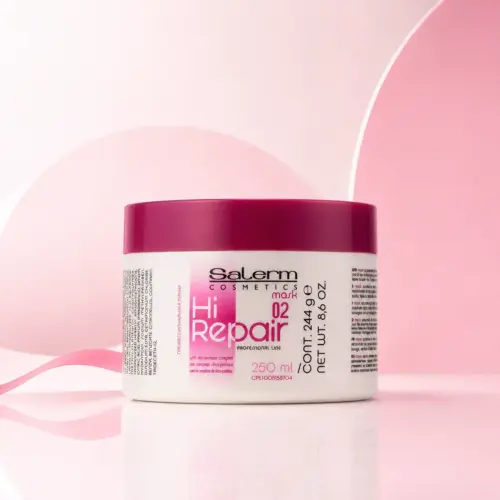 Mascarilla Hi-Repair 02 Salerm de 250 ml para cabello deshidratado