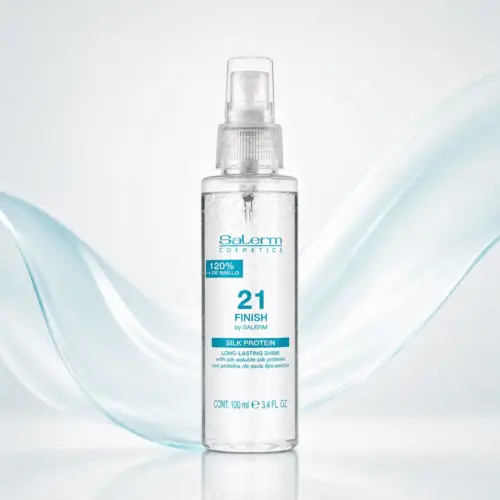 Salerm 21 Finish 100 ml, spray profesional para aportar brillo al cabello