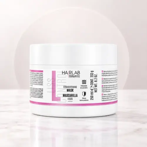 HairLab Mascarilla Lisos Salerm 250 ml para cabello liso y control del frizz